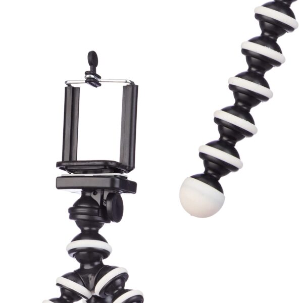 Amazon Basics Gorilla Tripod/Mini Tripod for Mobile Phone with Phone Mount with Flexible Gorilla Stand for DSLR, Action Cameras, Ring Lights, Panel Reflectors, Umbrellas, and Flashlights (13 Inch) - Image 7