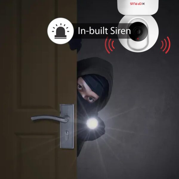 CP PLUS 2MP Smart Wi-fi CCTV Camera | 360° & Full HD Home Security | Advanced Night Vision | 2-Way Talk | Advanced Motion Tracking | SD Card Support (Upto 256GB) | IR Distance 20Mtr | EZ-P23 - Image 7