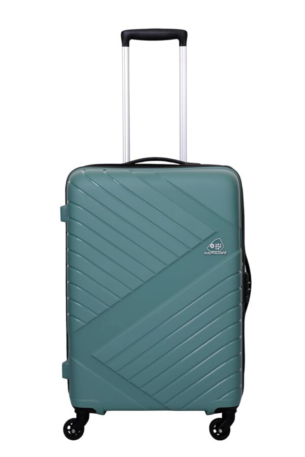 American Tourister Kamiliant Set of 3 Trolley Bags 55 cm, 68 cm and 79 cm Small, Medium and Large Hard-Sided Polypropylene 4 Wheeler Spinner Luggage (Slate Grey) - Image 4