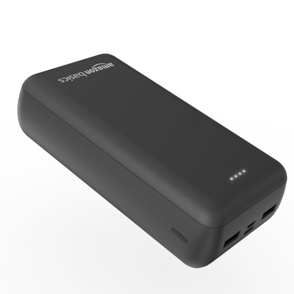 Amazon Basics 27000 mAh Power Bank | 22.5W Fast Charging | Triple Output | Smartphones, TWS, Speakers, Tablets (Black) - Image 9