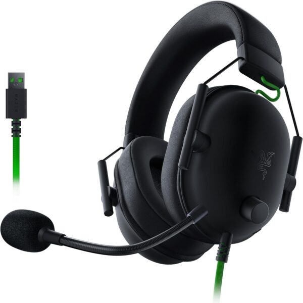 Razer BlackShark V2 X USB Wired Esports Gaming Headset: 7.1 Surround Sound - 50mm Drivers - 240g Lightweight Build - Noise Cancelling Mic - Hybrid Memory Foam Cushions - Black-RZ04-04570100-R3M1 - Image 2
