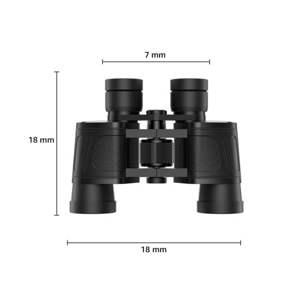 Amazon Basics Long Distance Binoculars | HD Vision | Zoom 8x40 | Clear Viewing for Bird Watching, Trekking, Sports (Black) - Image 7