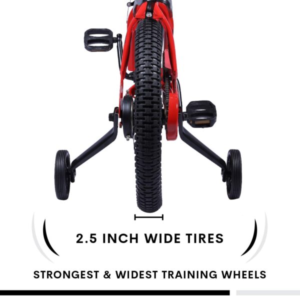 R for Rabbit Tiny Toes Velocity Bicycle For Unisex Kids For 4,5,6 & 7 Years 16T Inch Cycle |90% Installed Red, Rigid - Image 7