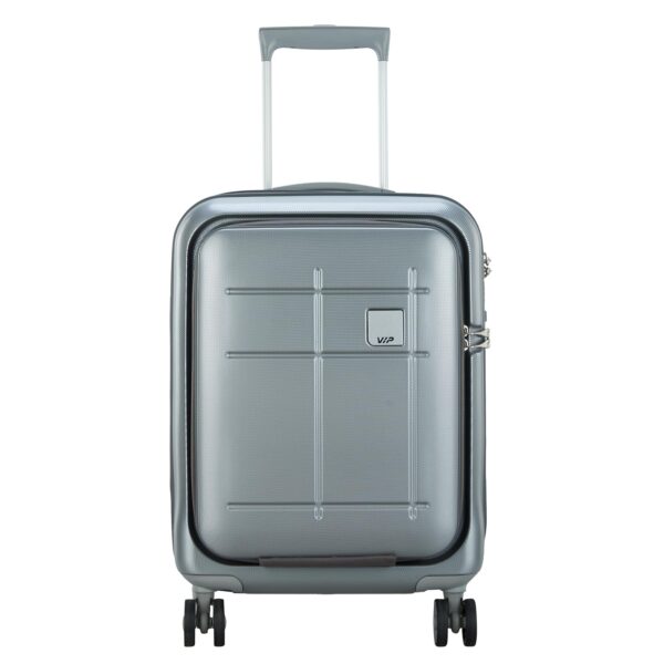 VIP Zorro Strolly 55Cm 360° SMS|Trolley Bag, Speed_Wheel Suitcase for Travel, 8 Wheel Luggage for Men and Women, Polycarbonate Hard Side Cabin and Check in Bag (Silver, Small) - Image 2