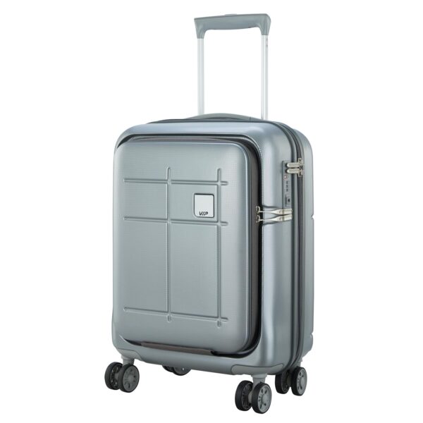 VIP Zorro Strolly 55Cm 360° SMS|Trolley Bag, Speed_Wheel Suitcase for Travel, 8 Wheel Luggage for Men and Women, Polycarbonate Hard Side Cabin and Check in Bag (Silver, Small) - Image 7