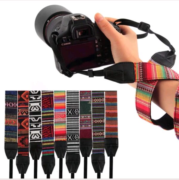 SYGA 1 Piece Orange Coloured DSLR Camera Shoulder Strap - Image 8