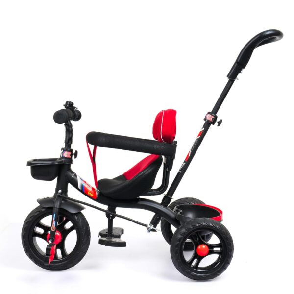 Luusa GT-1 Tricycle Plug N Play Kids/Baby Tricycle with Parental Control, Cushion seat and Safety Guard Rail for Boys/Girls / Carrying Capacity Upto 30kgs (RED) - Image 2