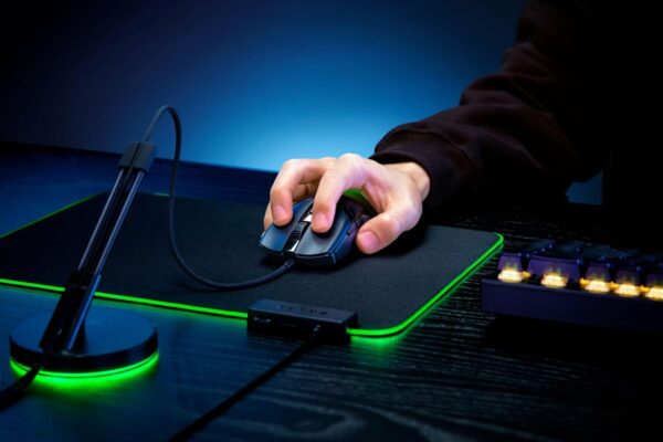 Razer Cobra Wired Gaming Mouse: 58g Lightweight Design - Gen-3 Optical Switches - Chroma RGB Lighting with Underglow - Precise 8500 DPI Optical Sensor - 1 - Speedflex Cable - Black-RZ01-04650100-R3M1 - Image 4