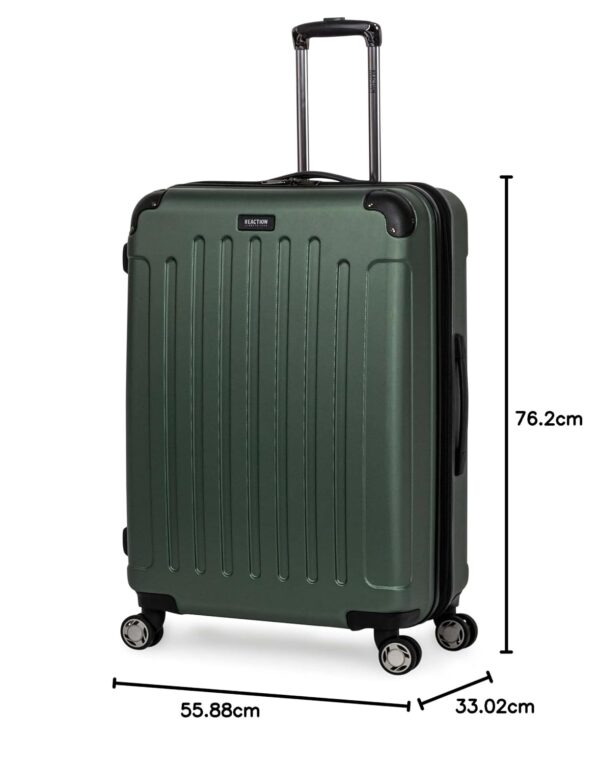 Kenneth Cole Reaction Renegade 3-Piece Lightweight Hardside Expandable 8-Wheel Spinner Travel Luggage Set, Cilantro, (20"/24"/28") - Image 8