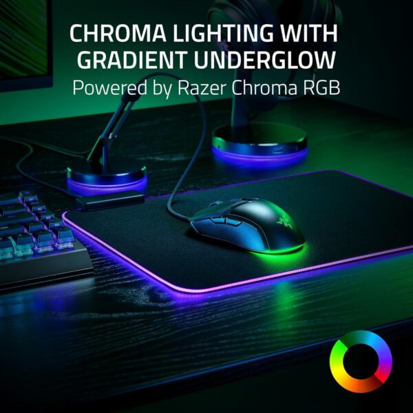 Razer Cobra Wired Gaming Mouse: 58g Lightweight Design - Gen-3 Optical Switches - Chroma RGB Lighting with Underglow - Precise 8500 DPI Optical Sensor - 1 - Speedflex Cable - Black-RZ01-04650100-R3M1 - Image 7