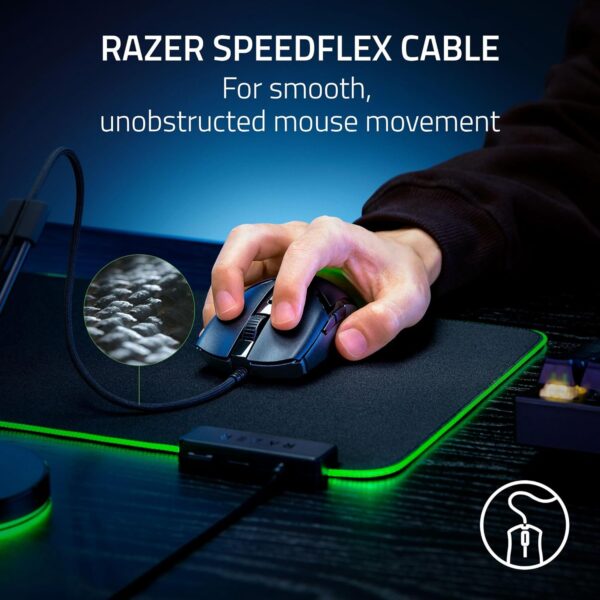 Razer Cobra Wired Gaming Mouse: 58g Lightweight Design - Gen-3 Optical Switches - Chroma RGB Lighting with Underglow - Precise 8500 DPI Optical Sensor - 1 - Speedflex Cable - Black-RZ01-04650100-R3M1 - Image 9