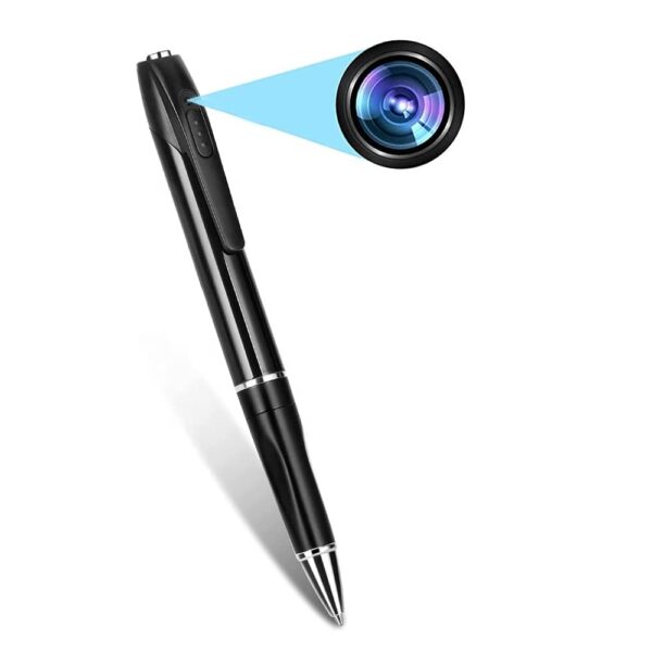 TECHNOVIEW Spy 1080P Full Hd Pen Camera Hidden 100 Minutes Pen Battery Life Pocket Security Indoor Outdoor Body Camera with Video Audio Recording Secret Pen Recorder with Free OTG Cable - Image 2