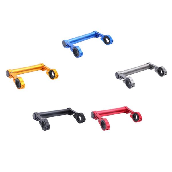 EXPORA Bicycle Odometer Mount Bike Extension Bracket Camera Light Stand Rack Black (54041992EXP) - Image 5