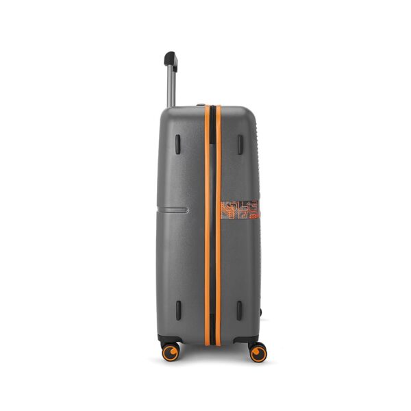 Urban Jungle by Safari Premium Trolley Bags Travel, Large Check-in Suitcase (75 Cm), Hard Luggage with 8 Wheels & TSA Lock Men and Women's Plastic Spinner, Ash Grey - Image 7
