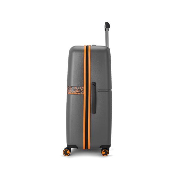 Urban Jungle by Safari Premium Trolley Bags Travel, Large Check-in Suitcase (75 Cm), Hard Luggage with 8 Wheels & TSA Lock Men and Women's Plastic Spinner, Ash Grey - Image 8