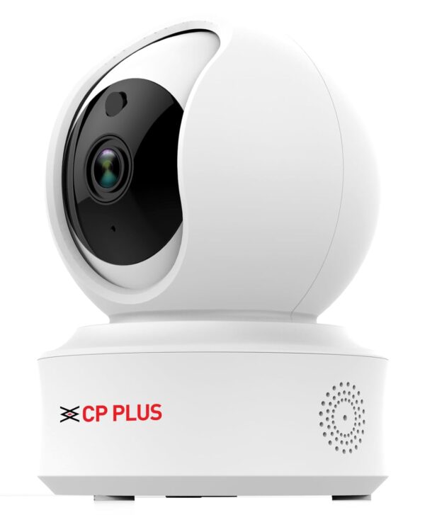 CP PLUS 3MP Full HD Smart Wi-fi CCTV Home Security Camera | 360° View | 2 Way Talk | Cloud Monitor | Motion Detect | Night Vision | Supports SD Card, Alexa & Ok Google | 15 Mtr, White- CP-E31A - Image 3