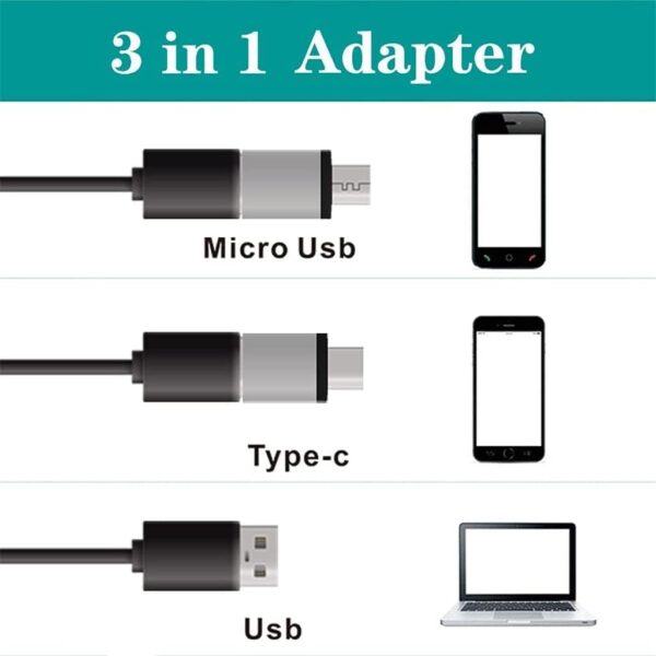 Tobo USB Microscope;Tobo 1000 x High Resolution Digital Mini Microscope Camera with OTG Adapter and Metal Stand;Compatible for Micro USB Type-C Android; Windows Mac Linux(USB Microscope) - TD-585IM11 - Image 5