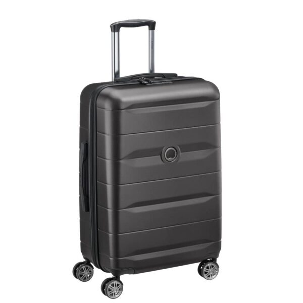 Delsey Polycarbonate 67 cms Black Hardsided Check-in Luggage (Comete) (3039810_Black) - Image 3