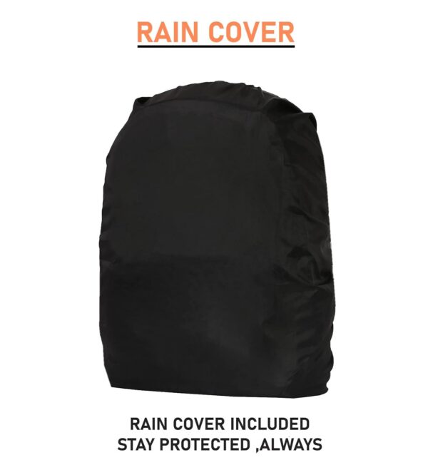 SIDRUM Camera Backpack with Removable Padded Dividers & Rain Cover | Camera Bag fits Tripod and 12.9" Tablet (Black) - Image 6