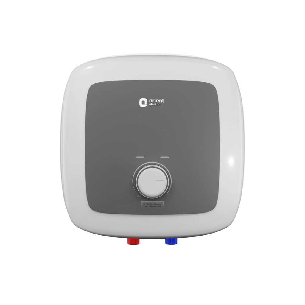 Orient Electric Enamour Prime 25L Glassline Storage Water Heater (Geyser), 5-star BEE rated, 5-layer safety shield, Suitable for high-rise buildings, 7-Year tank warranty, Free Installation