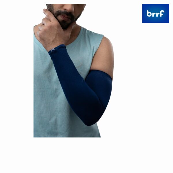 brrf COOLING Arm Sleeves for Men & Women UV Protection Hand Sleeves for Boys & Girls Sun Protection Sleeves for Men Arm Sleeves for Women for Running, Hand Cover for Bike Riding - Image 6