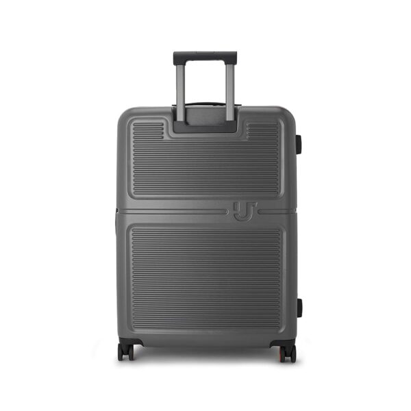 Urban Jungle by Safari Premium Trolley Bags Travel, Large Check-in Suitcase (75 Cm), Hard Luggage with 8 Wheels & TSA Lock Men and Women's Plastic Spinner, Ash Grey - Image 9