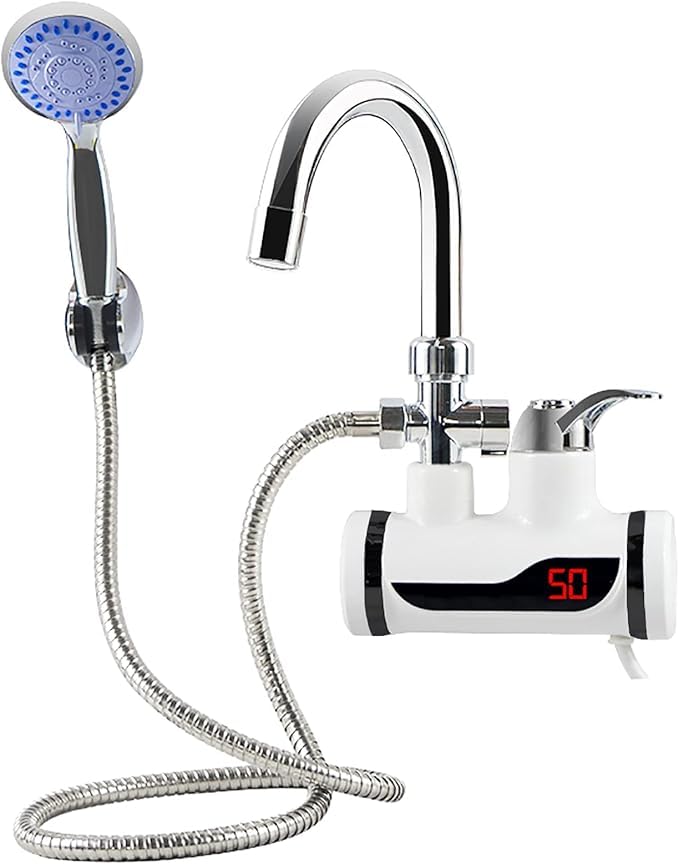 Drumstone (𝐒𝐏𝐄𝐂𝐈𝐀𝐋 𝐃𝐄𝐀𝐋 𝐖𝐈𝐓𝐇 𝟏𝟓 𝐘𝐄𝐀𝐑𝐒 𝐖𝐀𝐑𝐑𝐀𝐍𝐓𝐘) Instant Tap Water Heater, Geyser for Kitchen, Bathroom, Restaurants, Labs, Clinics, Salon Shower Water Heater