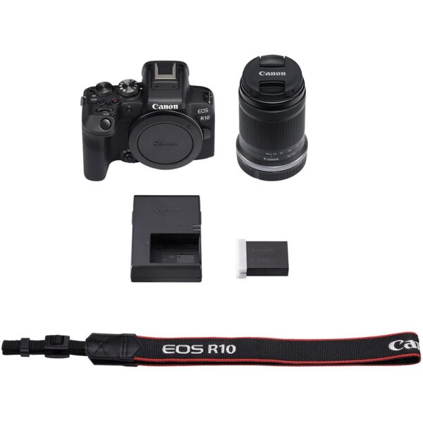 Canon EOS R10 24.2MP RF-S18-150 F/3.5-6.3 IS STM Mirrorless Camera (APS-C Sendor, 4K UHD Video) for Wedding & Content Creators - Black - Image 3