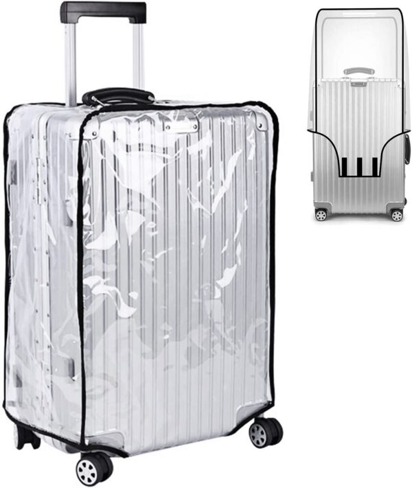 Handcuffs Transparent Luggage Trolley Protective Covers PVC Waterproof Travel Bag Suitcase Cover - Image 2