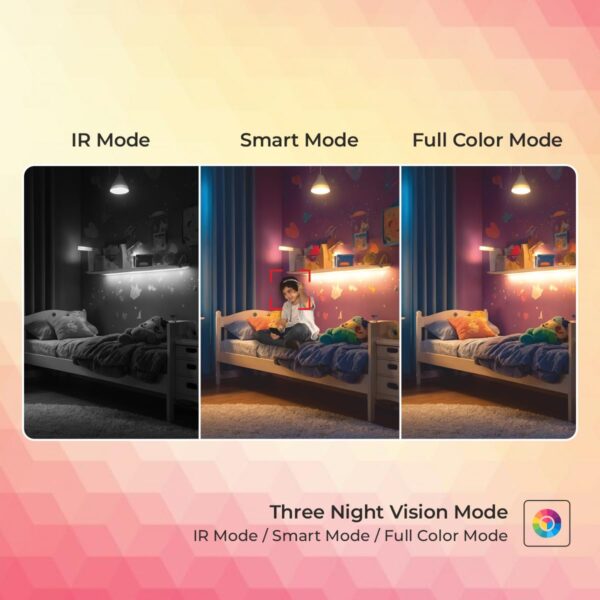 Trueview 2MP Smart CCTV Wi-fi Home Security Camera with Pan Tilt 360° View, 2 Way Talk, Cloud Monitor, Motion Detect, Supports SD Card Up to 256 GB, Night Vision (2MP Color Night Vision Smart Camera) - Image 4
