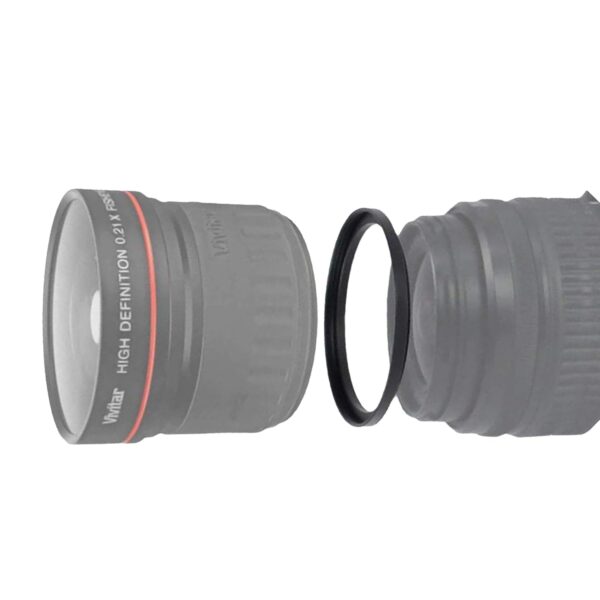 HIFFIN Camera Lens Step Up Filter Adapter Rings, 49-52, 52-55, 55-58, 58-62, 62-67, 67-72, 72-77, 77-82mm Metal Step Up Rings Kit with Anodized Aluminum Threaded Black Frame - Image 5