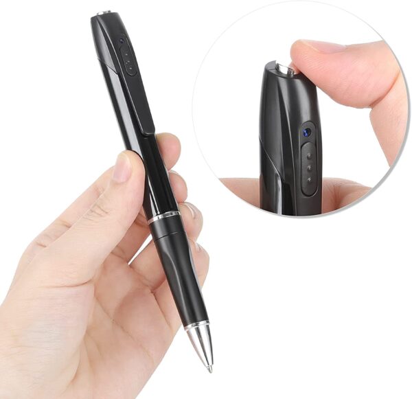TECHNOVIEW Spy 1080P Full Hd Pen Camera Hidden 100 Minutes Pen Battery Life Pocket Security Indoor Outdoor Body Camera with Video Audio Recording Secret Pen Recorder with Free OTG Cable - Image 6
