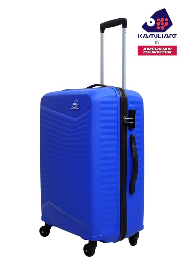 American Tourister Kamiliant Polypropylene 31.1 Inches Hard Luggage Trolley (Kamiliant_Blue, C.Blue, 79 Cm, 4, Spinner) - Image 6