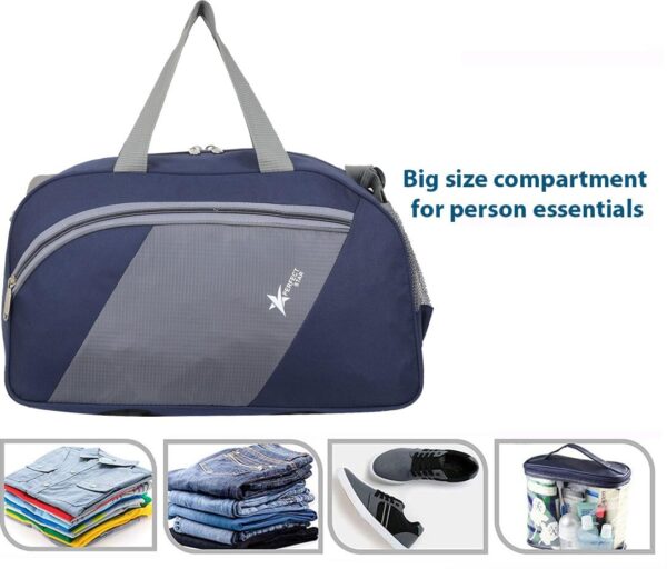 Perfect Star Travel Bags for Luggage Bags for Travel Duffle Bags for Travel Bags for Travelling Luggage Bags Travel Bag for Women Travel Bags Duffle Bag Without Wheels Travel Bag for Men 45 Litre - Image 6