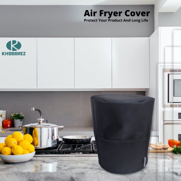KHOOBREZ Air Fryers Cover Dust and Waterproof Washable for Kitchen Suits for Major Brand Air Fryers, Attractive Desing AR-M(Medium), Nylon - Image 6