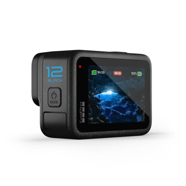 GoPro Hero12 Waterproof Digital Action Camera with Front&Rear LCD Screens,5.3K60 Ultra Hd Video,Hypersmooth 6.0+Autoboost,Live Streaming with Enduro Battery(1-Yr +1-Yr India Warranty),Black - Image 3
