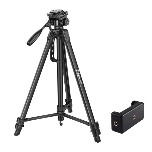 Syvo S -1000 PRO 67 Inch (170CM) Tripod for DSLR, Camera | Operating Height: 5.57 Feet| Maximum Load Capacity up to 5kg | Portable Lightweight Aluminum Tripod 360 Degree Ball Head | Carry Bag (Black) - Image 5