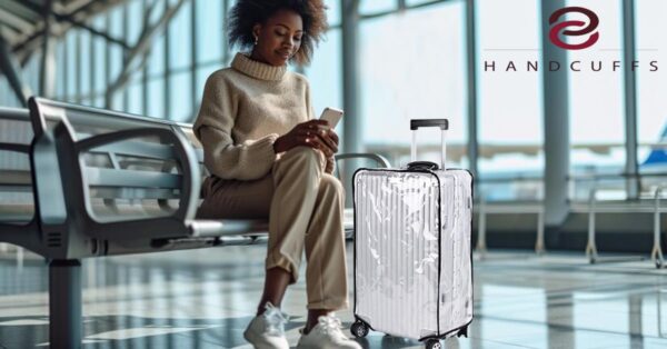 Handcuffs Transparent Luggage Trolley Protective Covers PVC Waterproof Travel Bag Suitcase Cover - Image 5