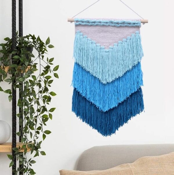 Osric Pack of 1 Wall Hanging Bohemian Nordic Woven Wall Decor Tapestry Hippie Beautiful Geometric Art for Apartment House Living Room Home Decoration (Wall 21) - Image 2