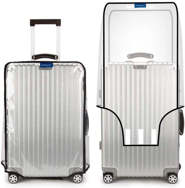 Handcuffs Transparent Luggage Trolley Protective Covers PVC Waterproof Travel Bag Suitcase Cover - Image 3