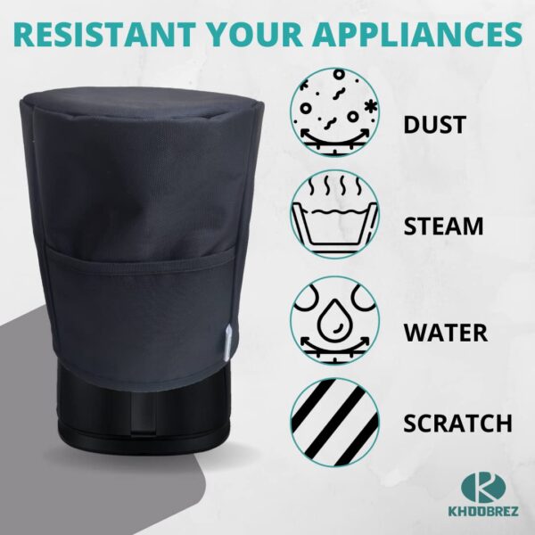 KHOOBREZ Air Fryers Cover Dust and Waterproof Washable for Kitchen Suits for Major Brand Air Fryers, Attractive Desing AR-M(Medium), Nylon - Image 5