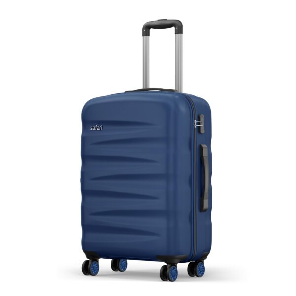 Safari Jupiter 8 Wheels 65cm Medium Checkin Trolley Bag Hard case Polycarbonate 360 Degree Wheeling System Luggage, Travel Bag, Suitcase for Travel, Trolley Bags for Travel, Graphite Blue - Image 2