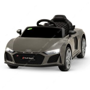 BAYBEE Official Licensed Battery Operated Car for Kids, Ride On Toy Kids Car with Music & Light | Baby Big Battery Car | Electric Car for Kids to Drive 3 to 8 Years Boy Girl (Audi R8 Grey)