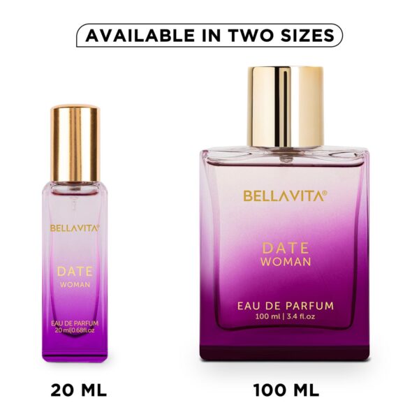 Bella Vita Luxury Date Woman Eau De Parfum Perfume with Pink Pepper, Jasmine & Vanilla|Premium, Long Lasting Floral & Fruity Fragrance for Women, 20ML - Image 8