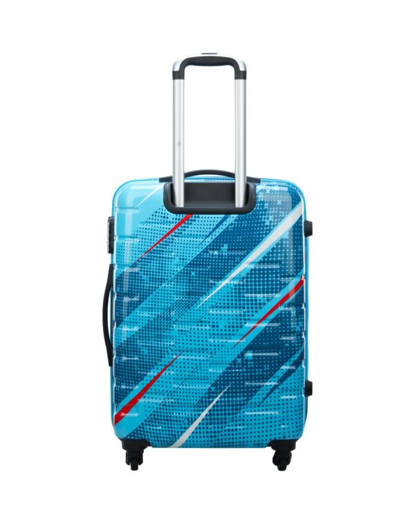 Aristocrat Radiance Trolley Bag, Medium-65cm | Hard-Sided Luggage for Travel (Blue) - Image 3