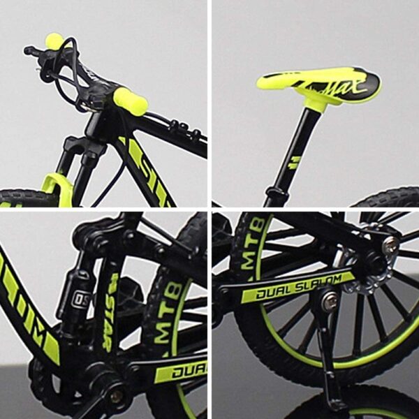 Metro Toys & Gift® Slalom 1:10 Scale Die-Cast Alloy Racing Finger Bicycle Model Toy Desktop Decoration Crafts for Cycling Lovers Bike Racers Children Boys and Girls【Colors as Per Stock】 - Image 2