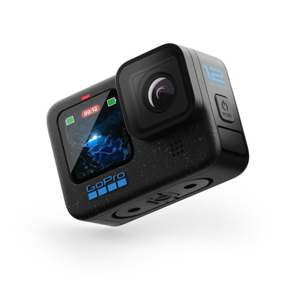 GoPro Hero12 Waterproof Digital Action Camera with Front&Rear LCD Screens,5.3K60 Ultra Hd Video,Hypersmooth 6.0+Autoboost,Live Streaming with Enduro Battery(1-Yr +1-Yr India Warranty),Black - Image 2