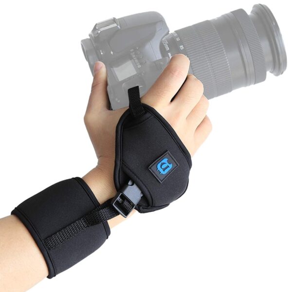 Khatz Soft Neoprene DSLR Mirrorless Camera Hand Grip Wrist Strap with 1/4 inch Screw Plastic Plate - Compatible with Canon, Nikon, Sony, and More - Secure and Comfortable Camera Accessory - Image 2