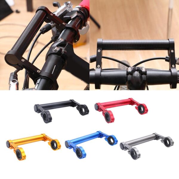 EXPORA Bicycle Odometer Mount Bike Extension Bracket Camera Light Stand Rack Black (54041992EXP) - Image 3