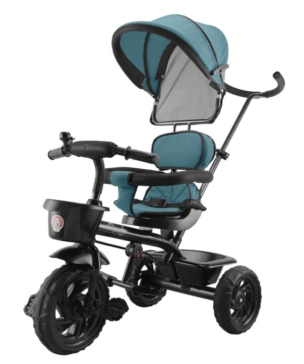 Toyzoy Maple Pro Max Tricycle for Kids | Tricycle with Canopy for Kids | Tricycle for Kids | Bycycle for Kids & Babies | Boys | Girls Age Group 2 to 5 Years, TZ-532 (Green)
